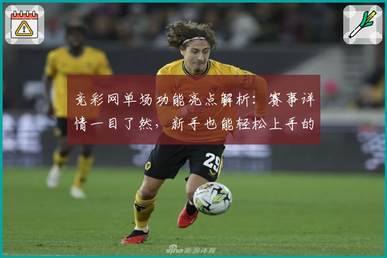 竞彩网单场功能亮点解析：赛事详情一目了然，新手也能轻松上手的实用指南